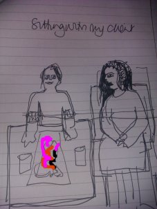 sitting with my client